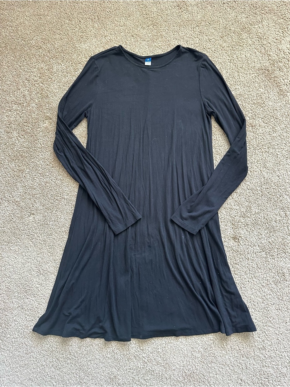 Old Navy Black Crewneck Long Sleeve Top